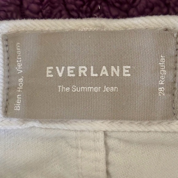 Everlane Summer Jean in White Women’s size 28 - Picture 5 of 8